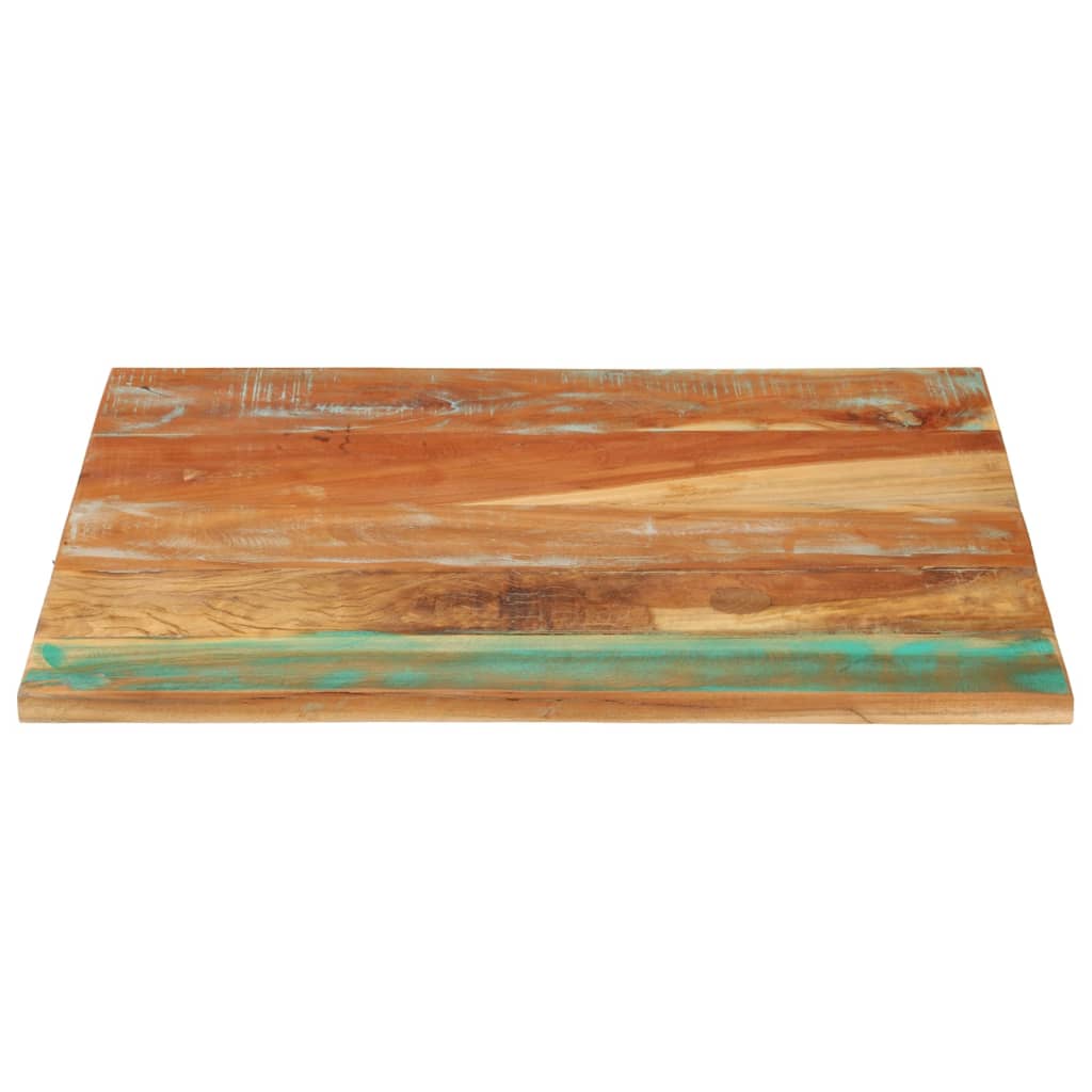 Tafelblad Rechthoekig 25-27 Mm 70X80 Cm 70 x 80 cm 25-27 mm massief gerecycled hout