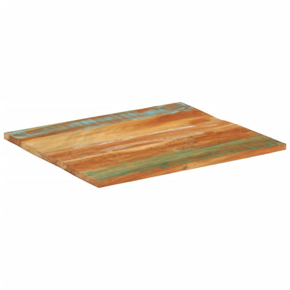 Tafelblad Rechthoekig 25-27 Mm 70X80 Cm 70 x 80 cm 25-27 mm massief gerecycled hout