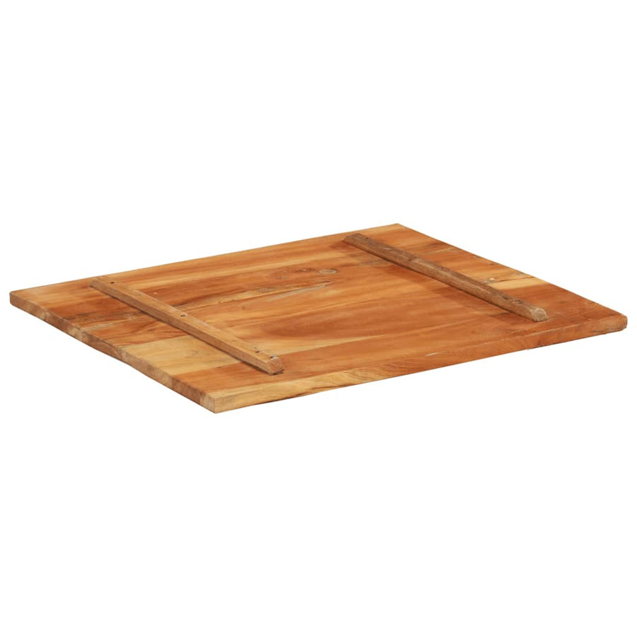 Tafelblad Rechthoekig 25-27 Mm 70X80 Cm 70 x 80 cm 25-27 mm massief gerecycled hout