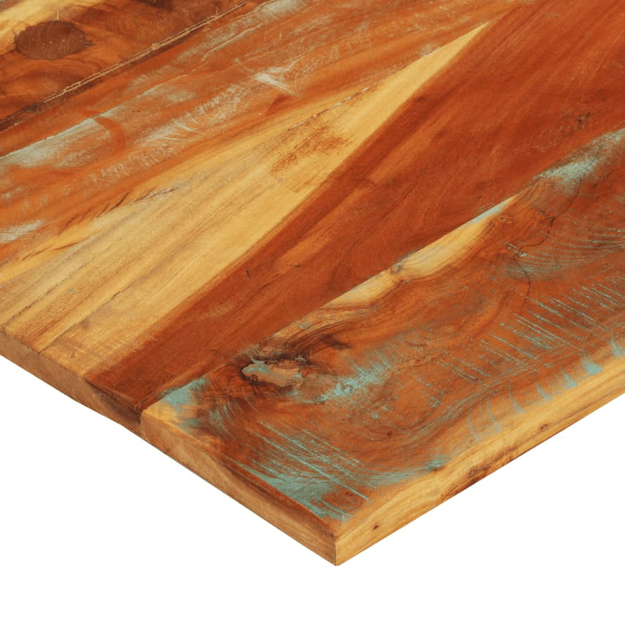 Tafelblad Rechthoekig 25-27 Mm 70X80 Cm 70 x 80 cm 25-27 mm massief gerecycled hout
