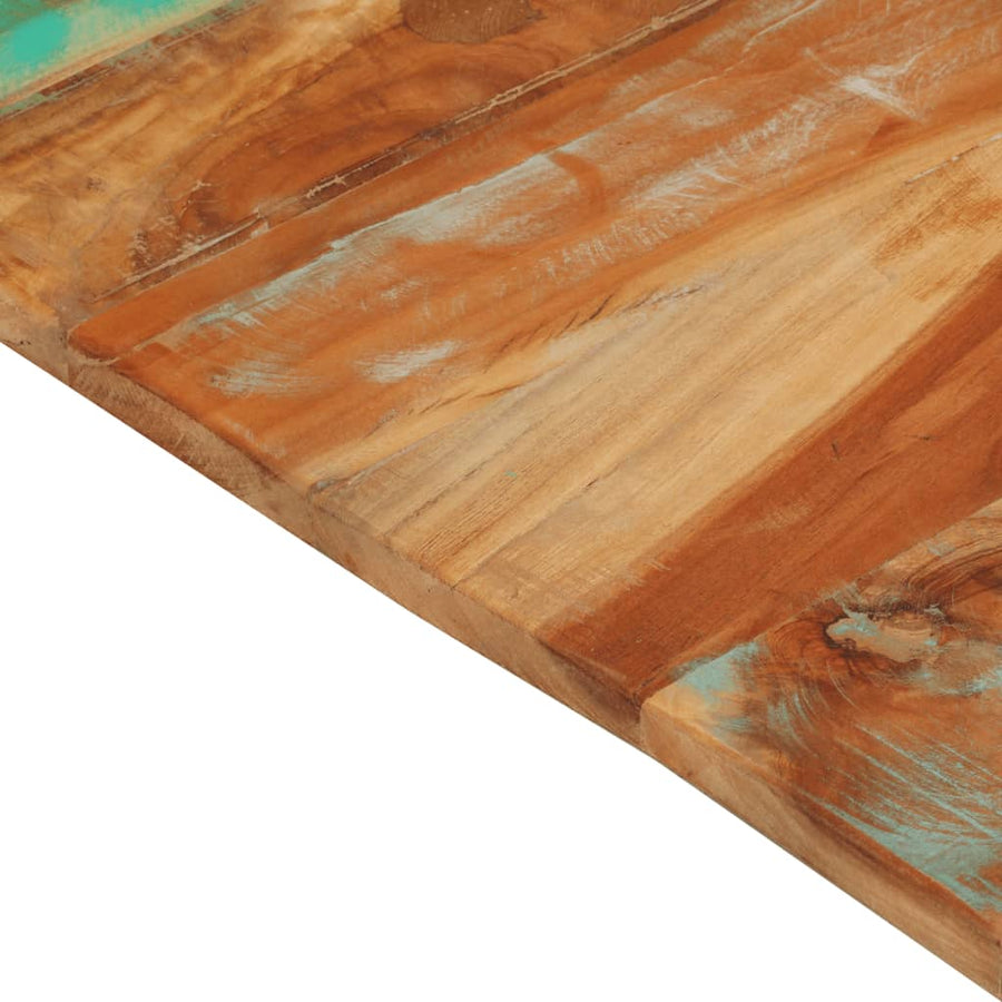 Tafelblad Rechthoekig 25-27 Mm 70X80 Cm 70 x 80 cm 25-27 mm massief gerecycled hout
