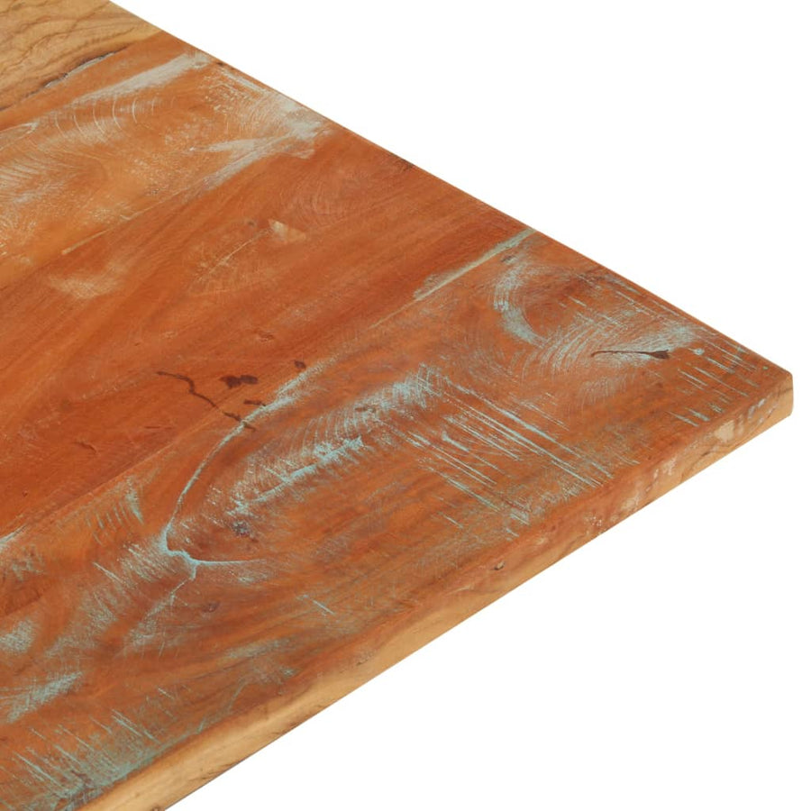 Tafelblad Rechthoekig 25-27 Mm 70X80 Cm 70 x 80 cm 25-27 mm massief gerecycled hout