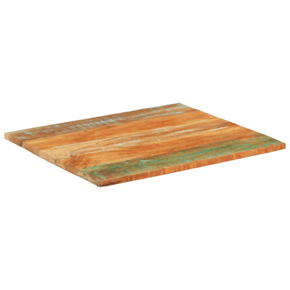 Tafelblad Rechthoekig 25-27 Mm 70X80 Cm 70 x 80 cm 25-27 mm massief gerecycled hout