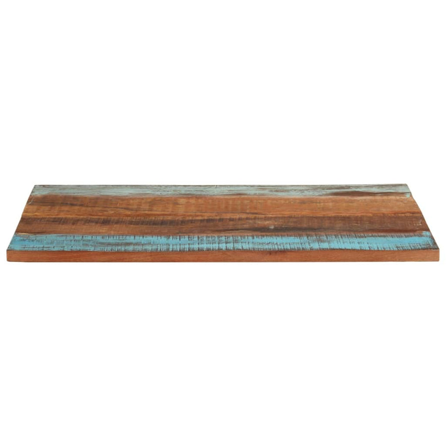 Tafelblad Rechthoekig 25-27 Mm 70X90 Cm 70 x 90 cm 25-27 mm massief gerecycled hout