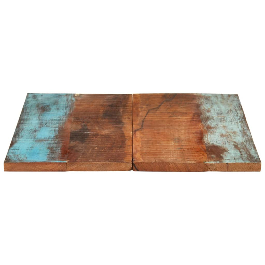 Tafelblad Rechthoekig 25-27 Mm 70X90 Cm 70 x 90 cm 25-27 mm massief gerecycled hout