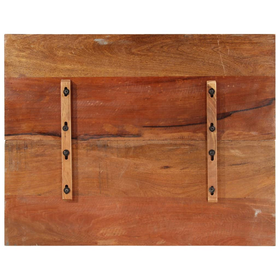 Tafelblad Rechthoekig 25-27 Mm 70X90 Cm 70 x 90 cm 25-27 mm massief gerecycled hout