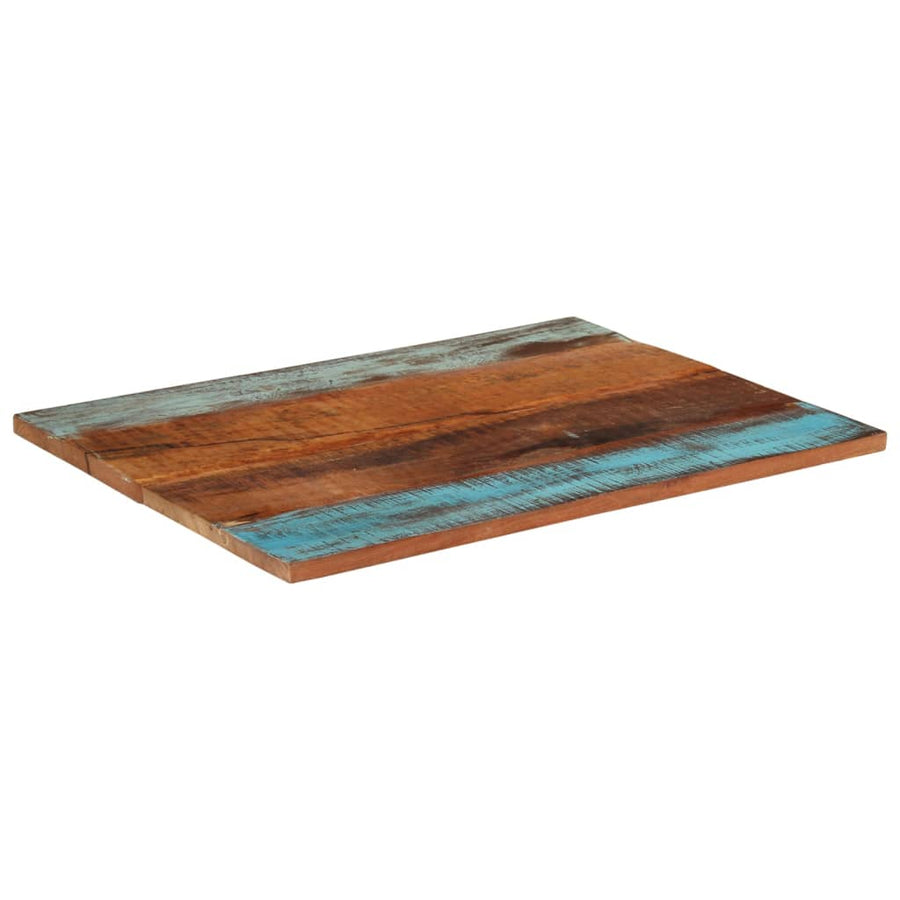 Tafelblad Rechthoekig 25-27 Mm 70X90 Cm 70 x 90 cm 25-27 mm massief gerecycled hout