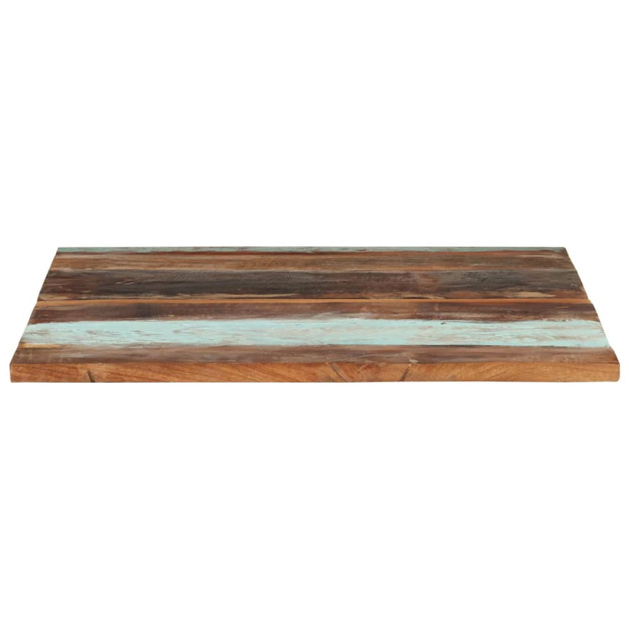 Tafelblad Vierkant 25-27 Mm 80X80 Cm 80 x 80 cm 25-27 mm massief gerecycled hout