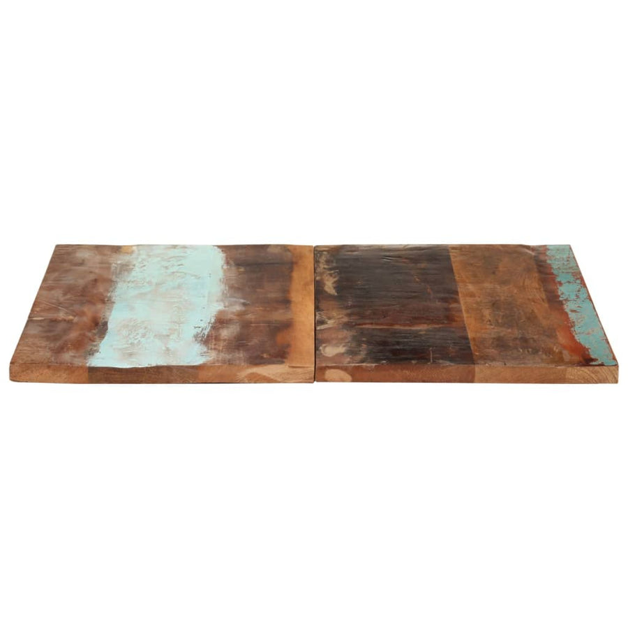 Tafelblad Vierkant 25-27 Mm 80X80 Cm 80 x 80 cm 25-27 mm massief gerecycled hout