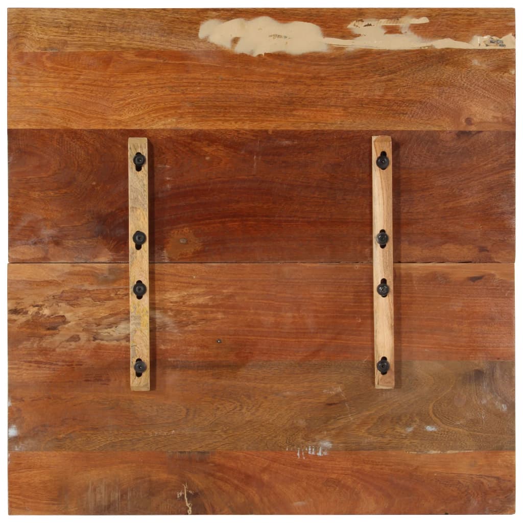 Tafelblad Vierkant 25-27 Mm 80X80 Cm 80 x 80 cm 25-27 mm massief gerecycled hout