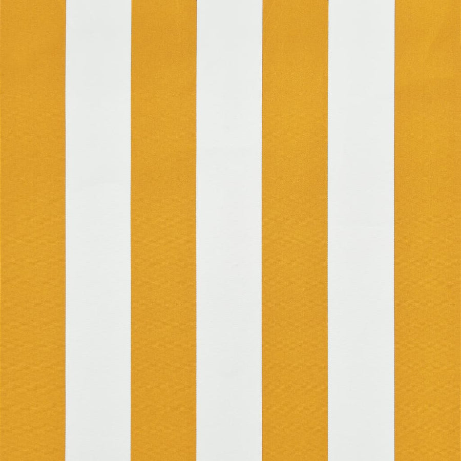 Luifel Uittrekbaar 100 x 150 cm Geel en wit