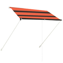 Luifel Uittrekbaar 200 x 150 cm Oranje en bruin
