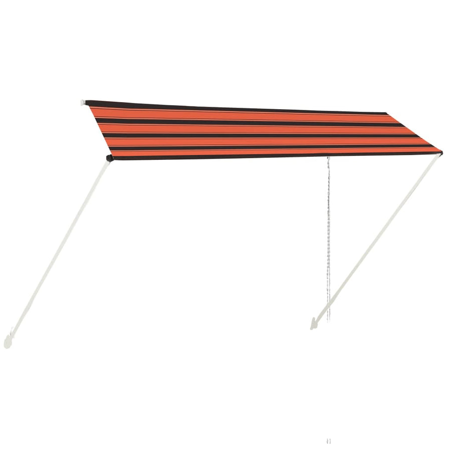 Luifel Uittrekbaar 350 x 150 cm Oranje en bruin