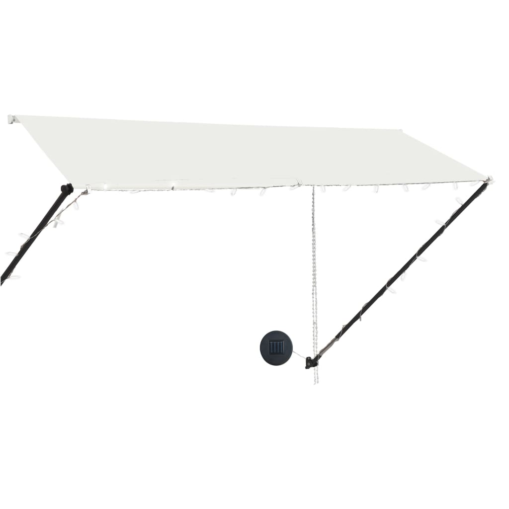 Luifel Uittrekbaar Met Led 300 x 150 cm Crème