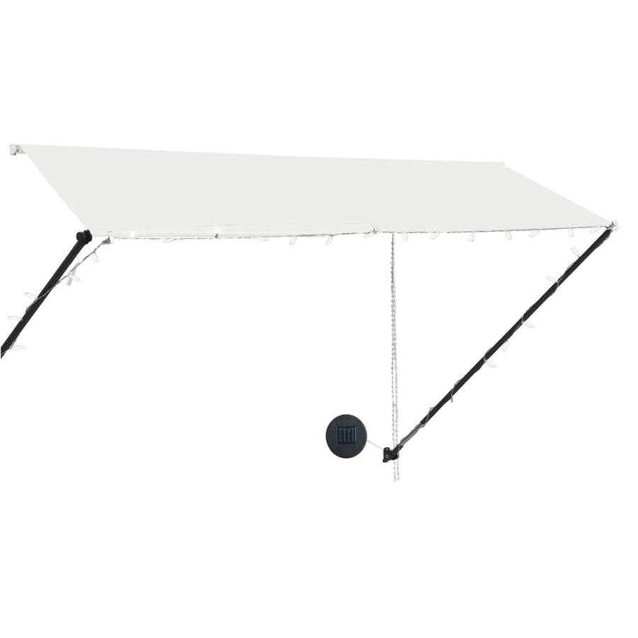 Luifel Uittrekbaar Met Led 300 x 150 cm Crème
