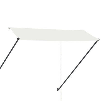 Luifel Uittrekbaar Met Led 300 x 150 cm Crème
