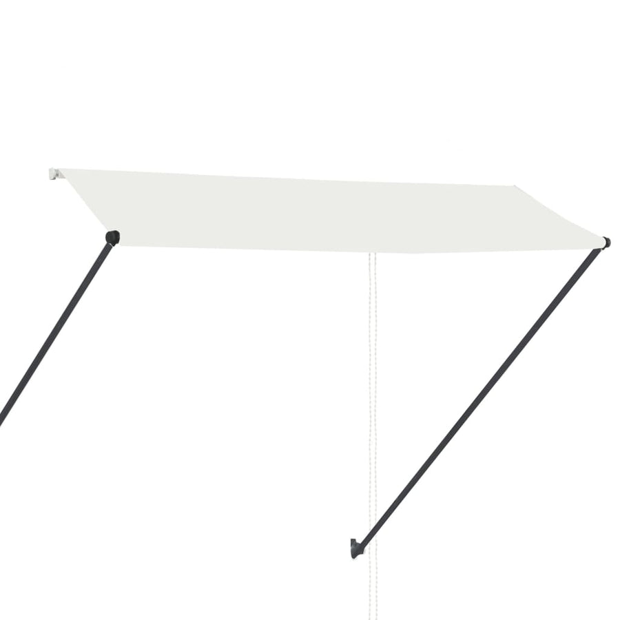Luifel Uittrekbaar Met Led 300 x 150 cm Crème
