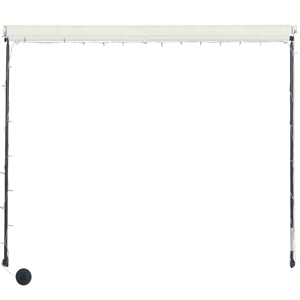 Luifel Uittrekbaar Met Led 300 x 150 cm Crème