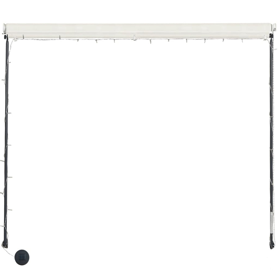 Luifel Uittrekbaar Met Led 300 x 150 cm Crème