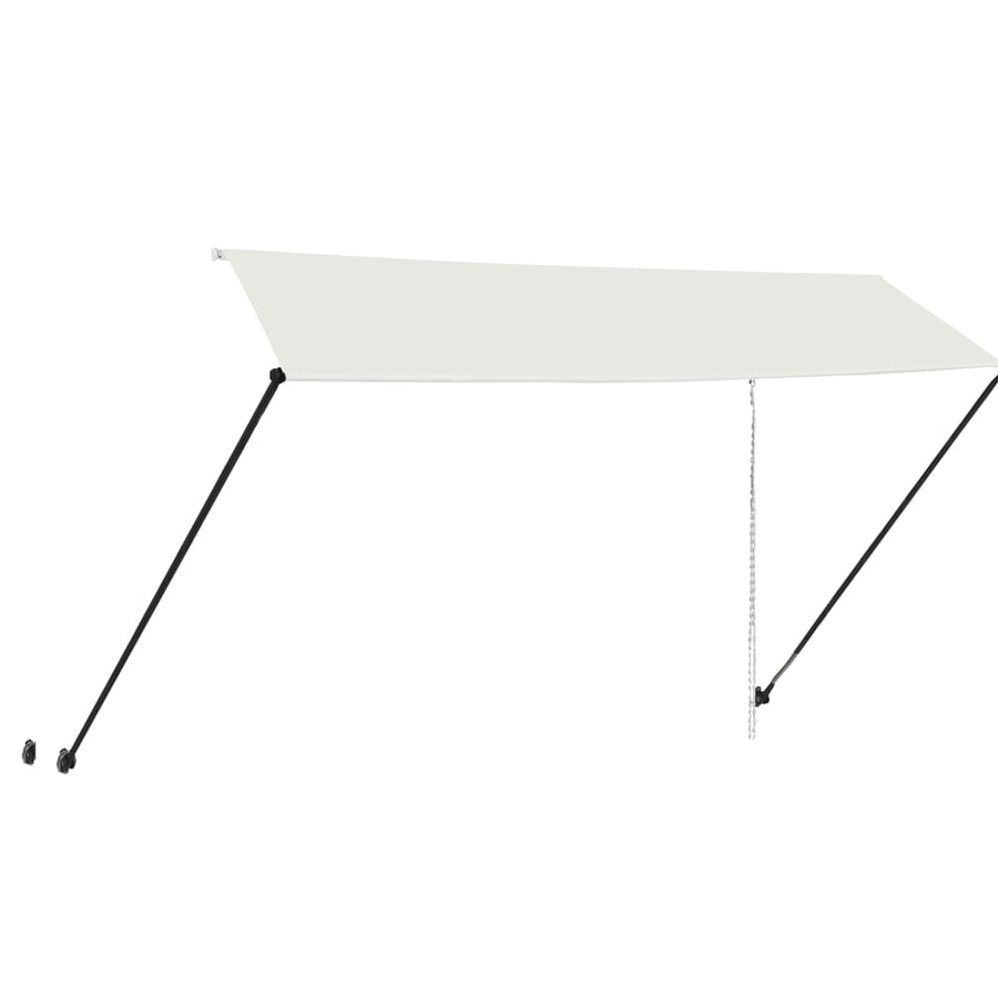 Luifel Uittrekbaar Met Led 350 x 150 cm Crème