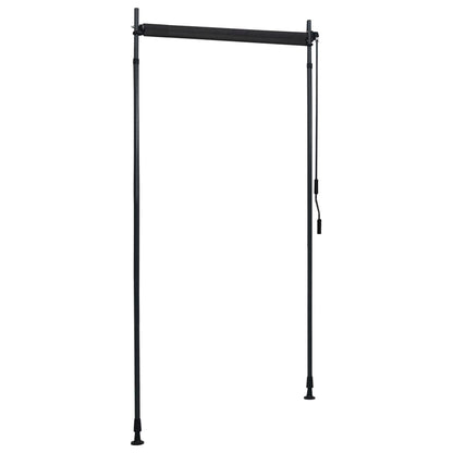 Rolgordijn Voor Buiten 100 x 270 cm Antraciet