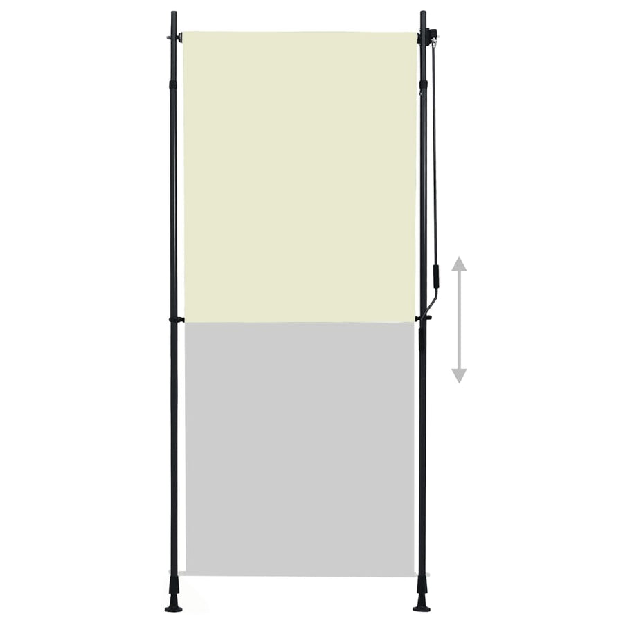 Rolgordijn Voor Buiten 100 x 270 cm Crème