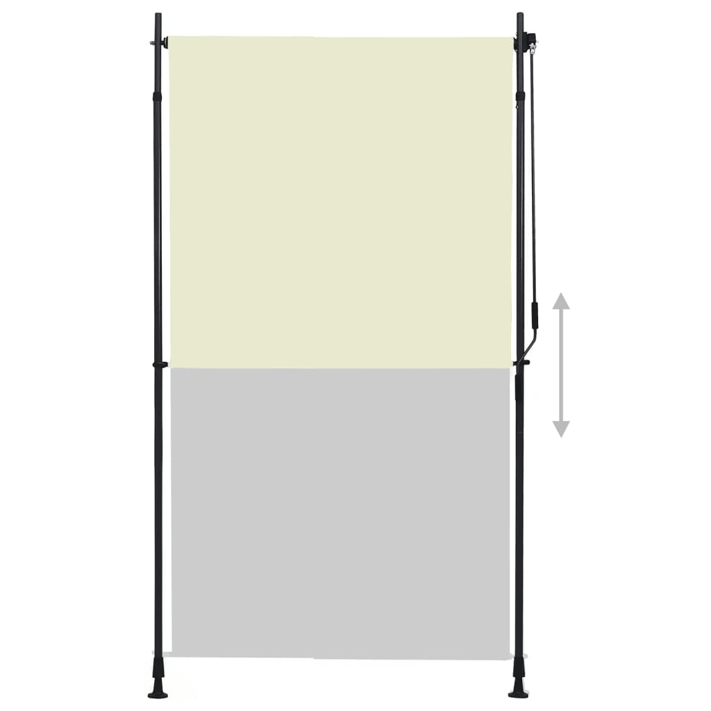 Rolgordijn Voor Buiten 120 x 270 cm Crème