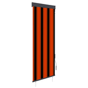 Rolgordijn buiten 60x250 cm oranje bruin