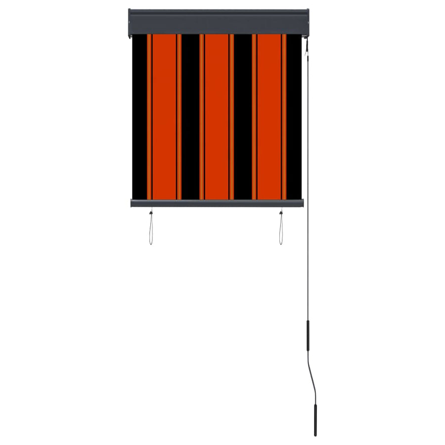 Rolgordijn Voor Buiten 60 x 250 cm Oranje en bruin