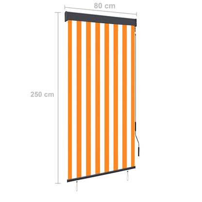 Rolgordijn Voor Buiten En 80 x 250 cm