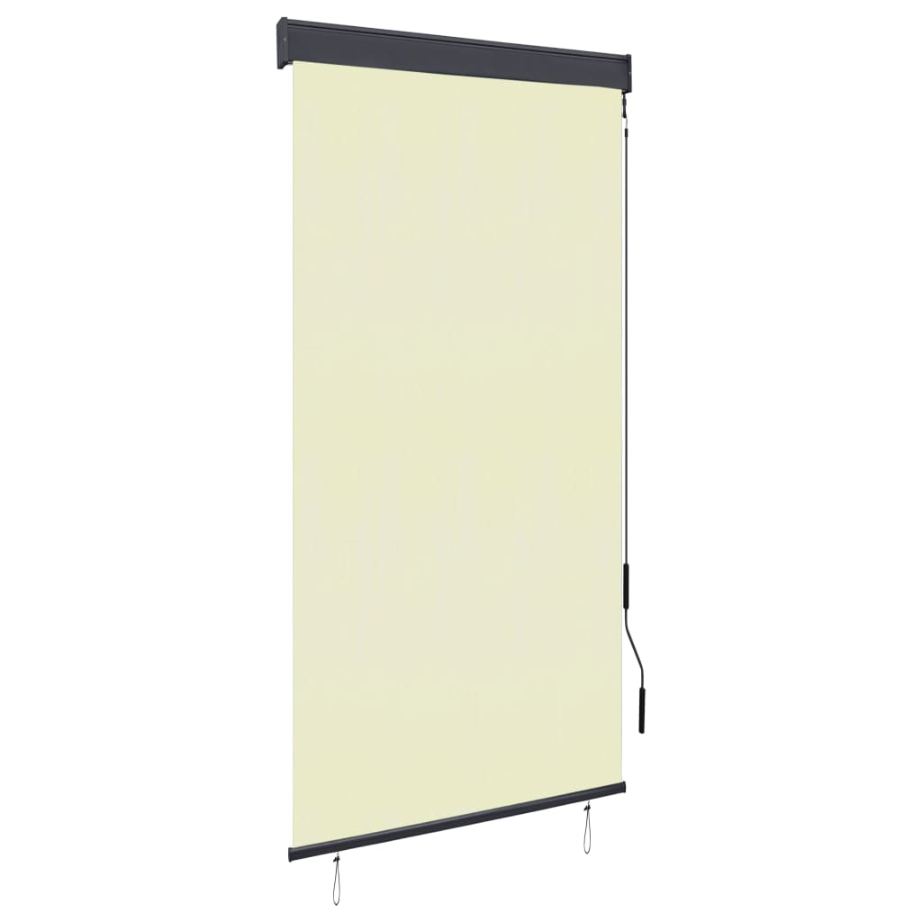 Rolgordijn voor buiten 80x250 cm crème