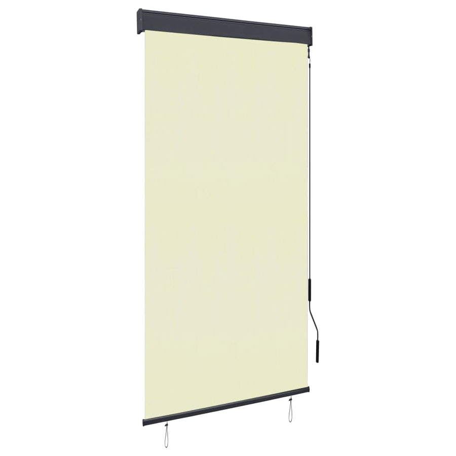 Rolgordijn voor buiten 80x250 cm crème
