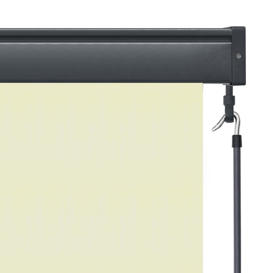 Rolgordijn voor buiten 80x250 cm crème