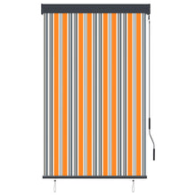 Rolgordijn voor buiten 100x250 cm geel en blauw