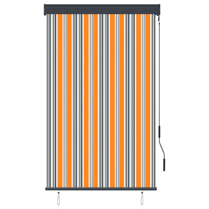 Rolgordijn voor buiten 100x250 cm geel en blauw
