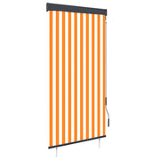 Rolgordijn buiten 100x250 cm wit oranje