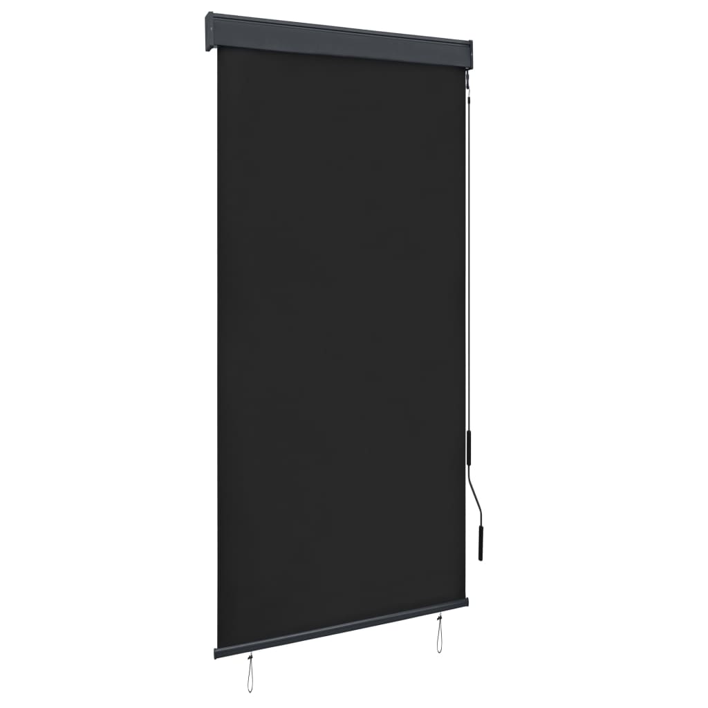 Rolgordijn voor buiten 100x250 cm antraciet