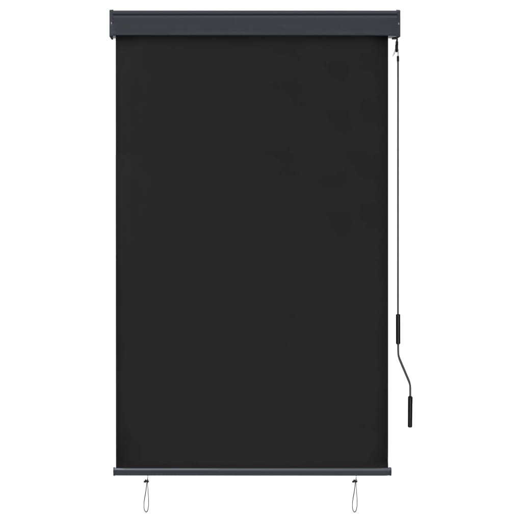 Rolgordijn voor buiten 100x250 cm antraciet