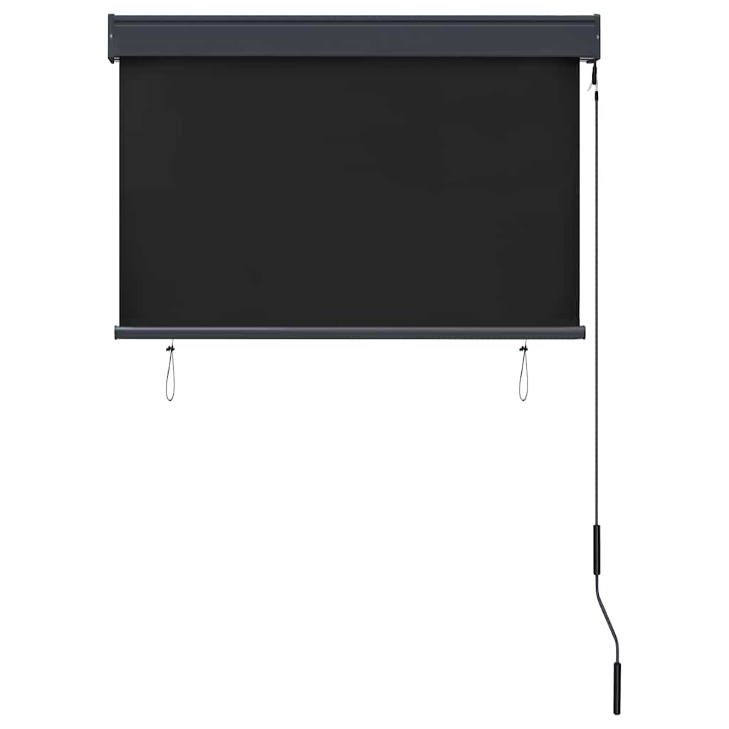Rolgordijn voor buiten 100x250 cm antraciet
