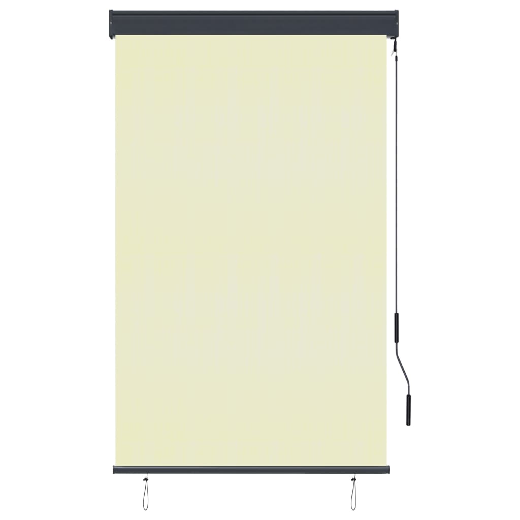 Rolgordijn voor buiten 100x250 cm crème