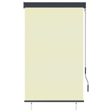 Rolgordijn voor buiten 100x250 cm crème