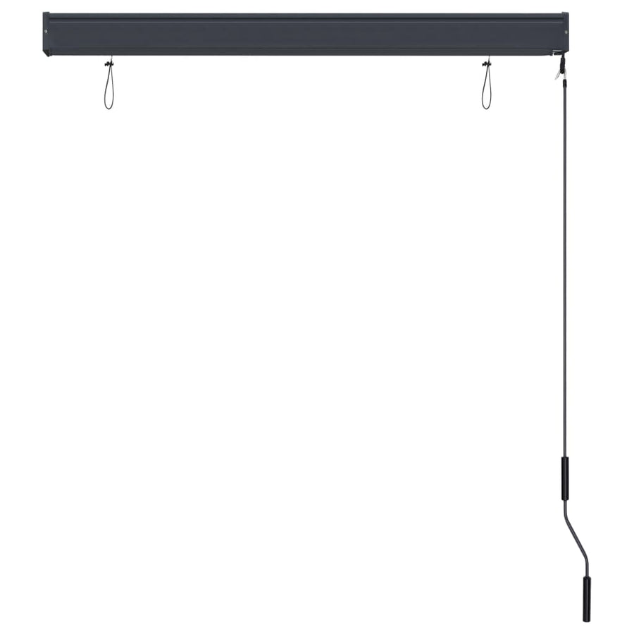 Rolgordijn voor buiten 120x250 cm blauw en wit