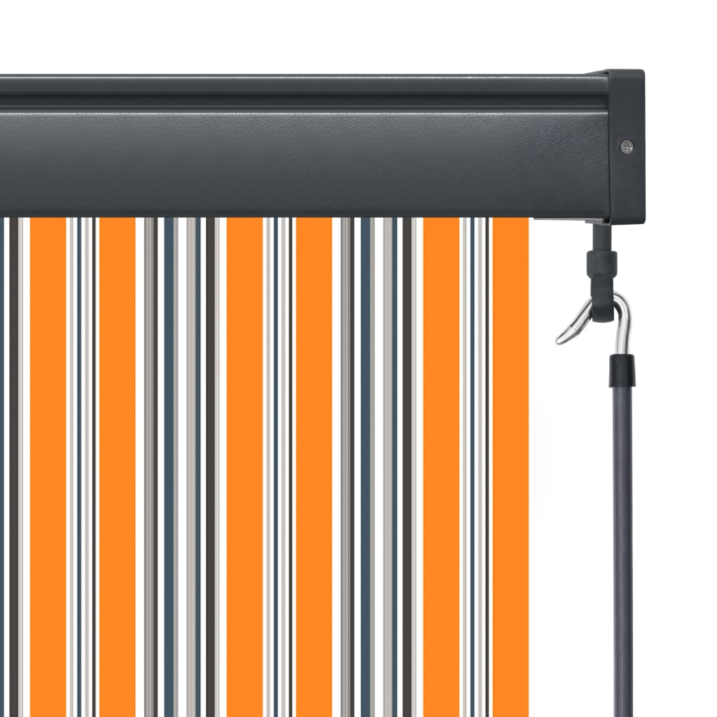 Rolgordijn voor buiten 120x250 cm geel en blauw