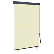 Rolgordijn buiten 120x250 cm crème polyester