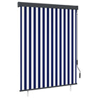 Rolgordijn buiten 140x250 cm blauw wit