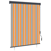 Rolgordijn buiten 140x250 cm geel blauw