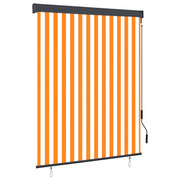 Rolgordijn buiten 140x250 cm wit oranje