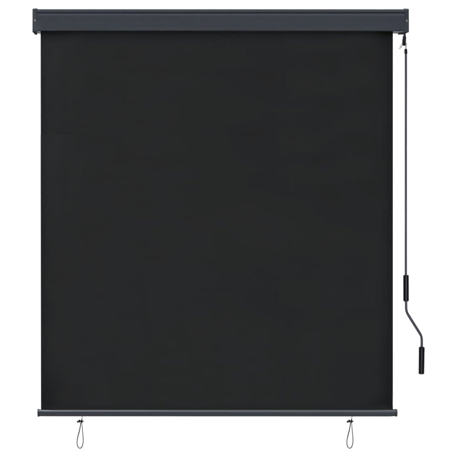 Rolgordijn voor buiten 140x250 cm antraciet