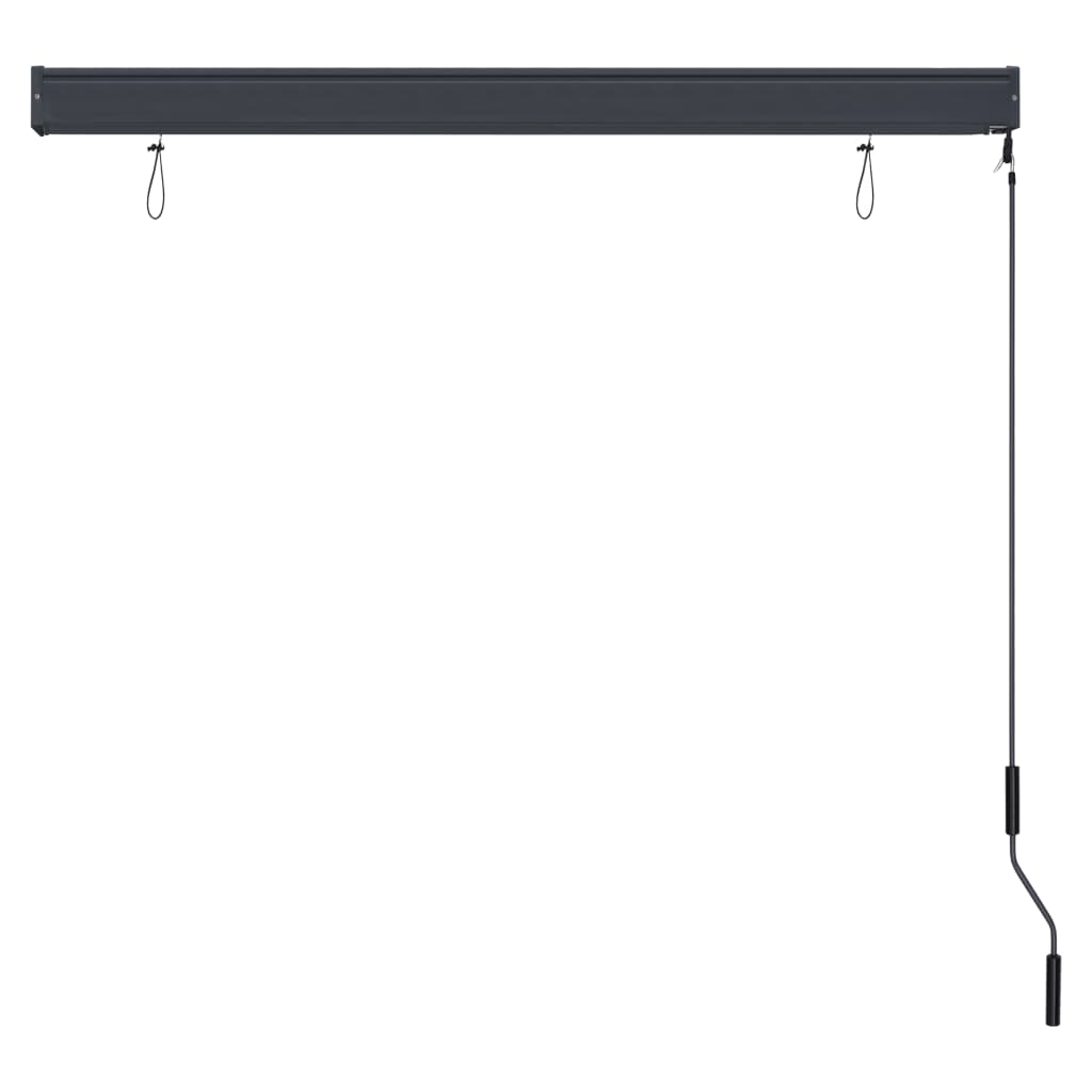 Rolgordijn voor buiten 140x250 cm antraciet