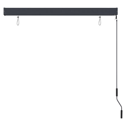 Rolgordijn voor buiten 140x250 cm antraciet
